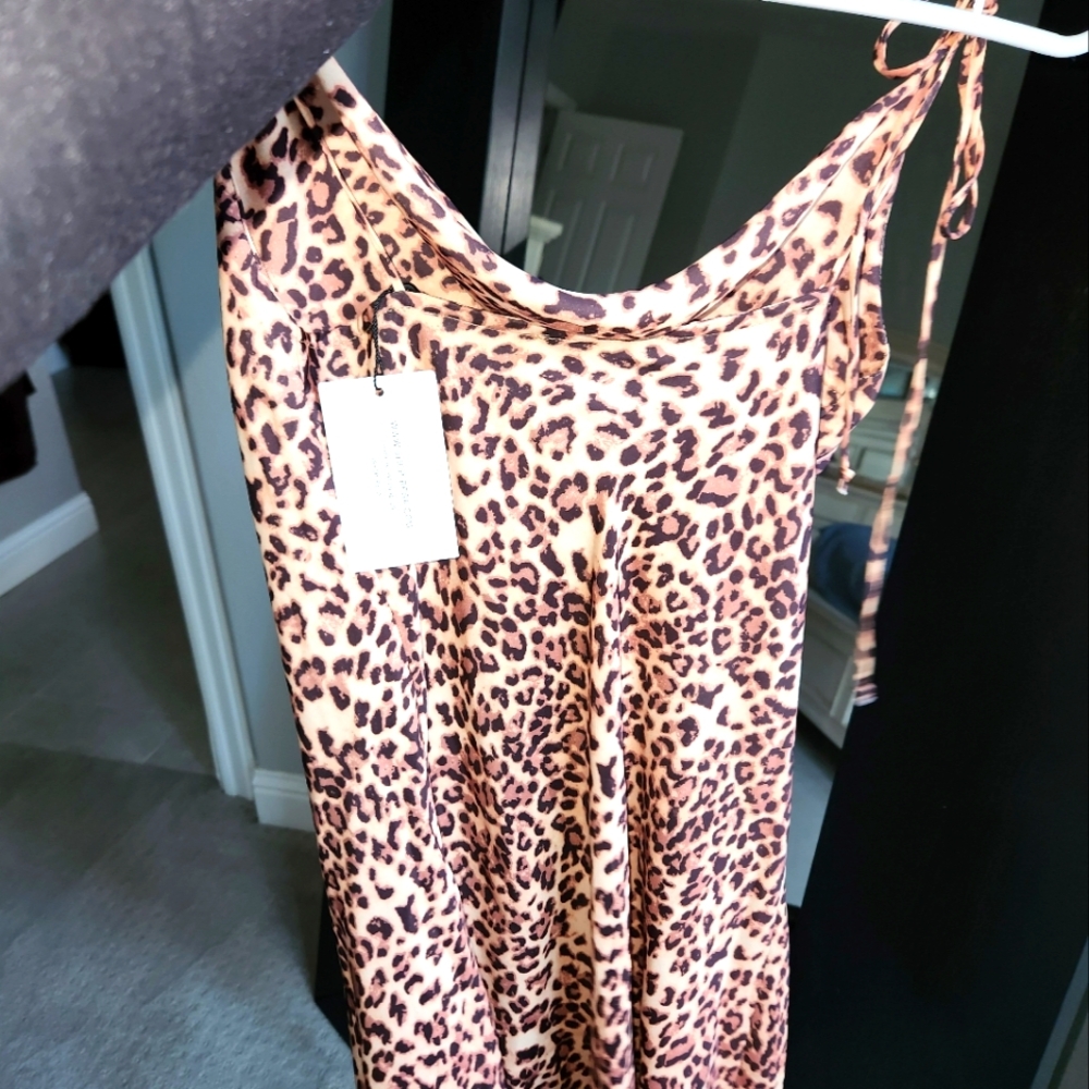 Resa Dress cheetah leopard print